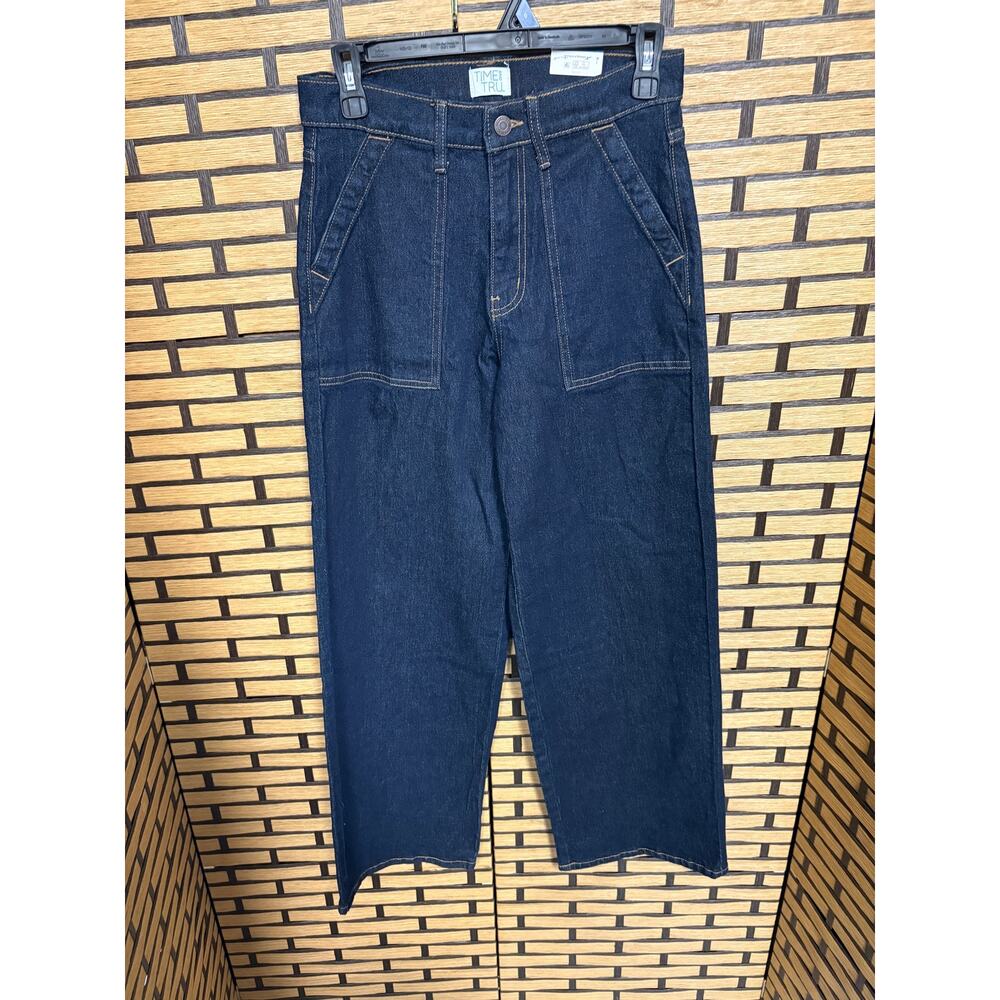 Time‎ And Tru Utility Dark Wash Trouser Jeans Size 0